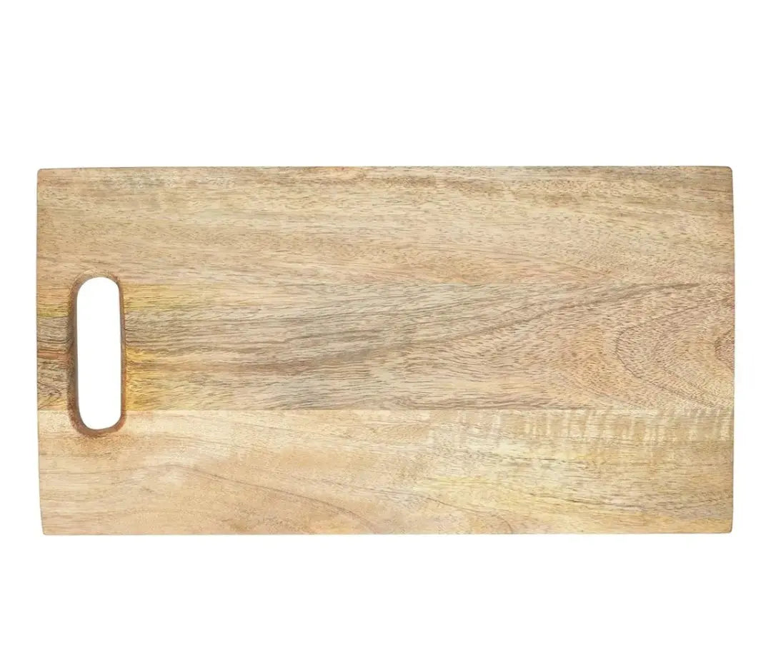 Premium Mango Wood Serving & Cutting Board (15 x 8 Inch) | Handcrafted Wooden Chopping Board for Kitchen, Cheese, Charcuterie & Snacks My Store