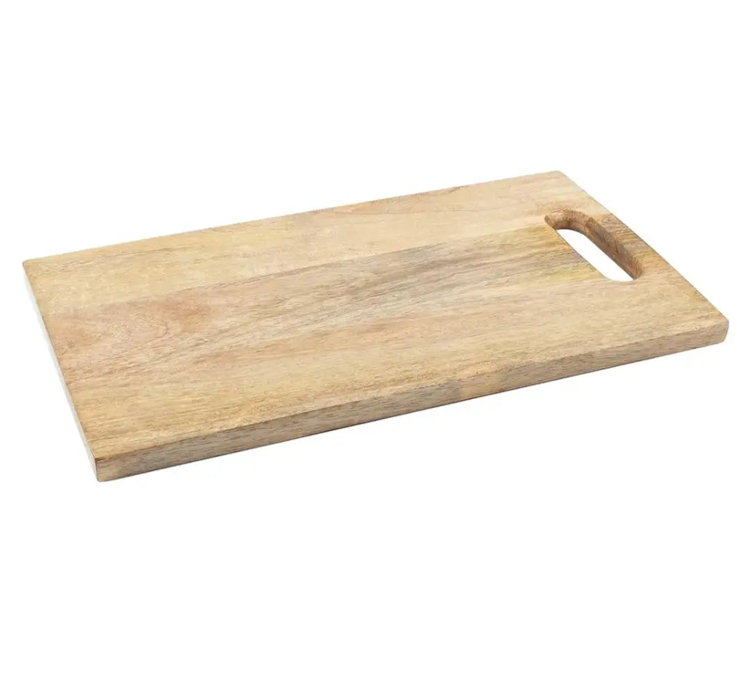Premium Mango Wood Serving & Cutting Board (15 x 8 Inch) | Handcrafted Wooden Chopping Board for Kitchen, Cheese, Charcuterie & Snacks My Store