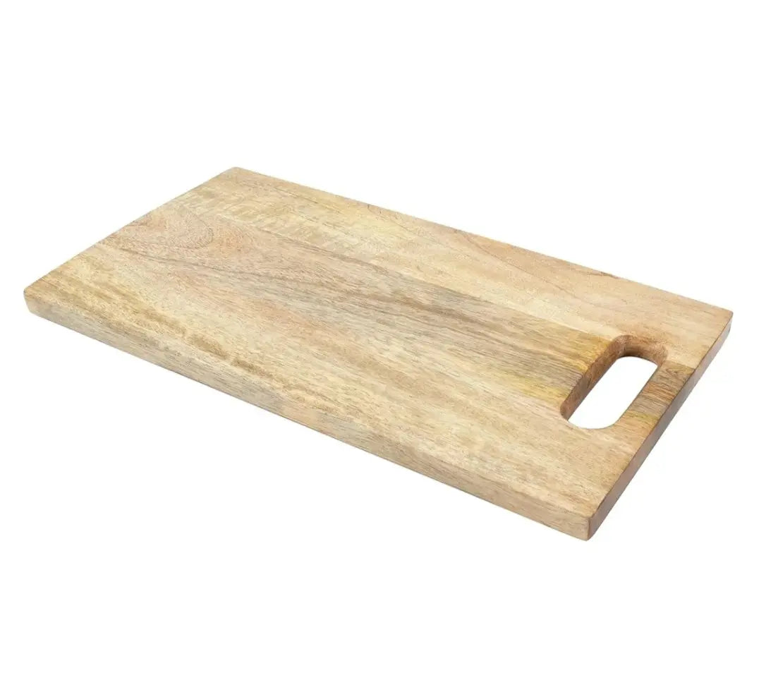 Premium Mango Wood Serving & Cutting Board (15 x 8 Inch) | Handcrafted Wooden Chopping Board for Kitchen, Cheese, Charcuterie & Snacks My Store