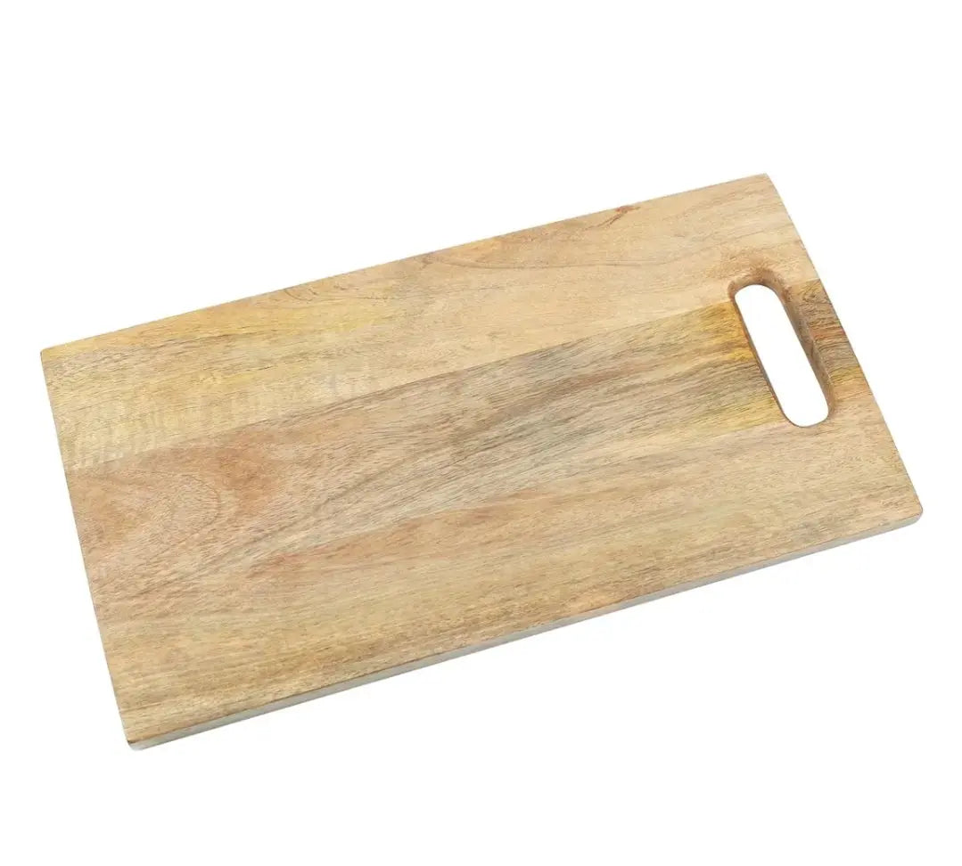 Premium Mango Wood Serving & Cutting Board (15 x 8 Inch) | Handcrafted Wooden Chopping Board for Kitchen, Cheese, Charcuterie & Snacks My Store